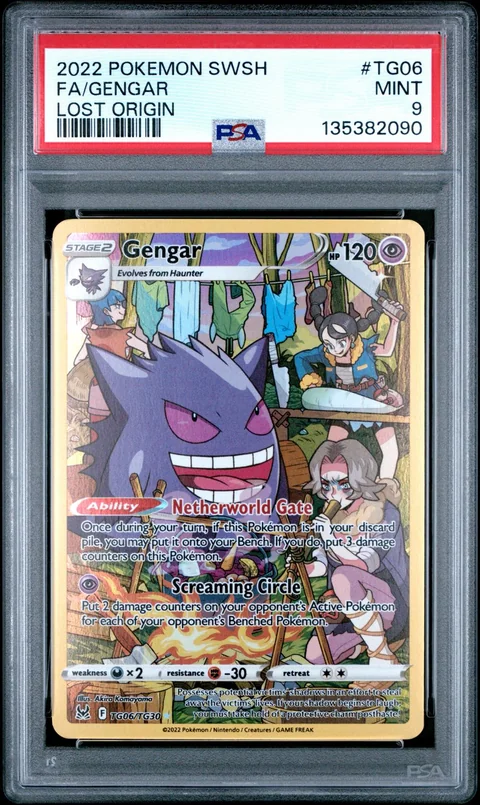 Gengar, Lost Origin, PSA 9